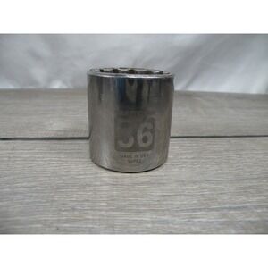 Craftsman 36mm Socket 12 Point Standard Made in USA 50752 1/2" drive